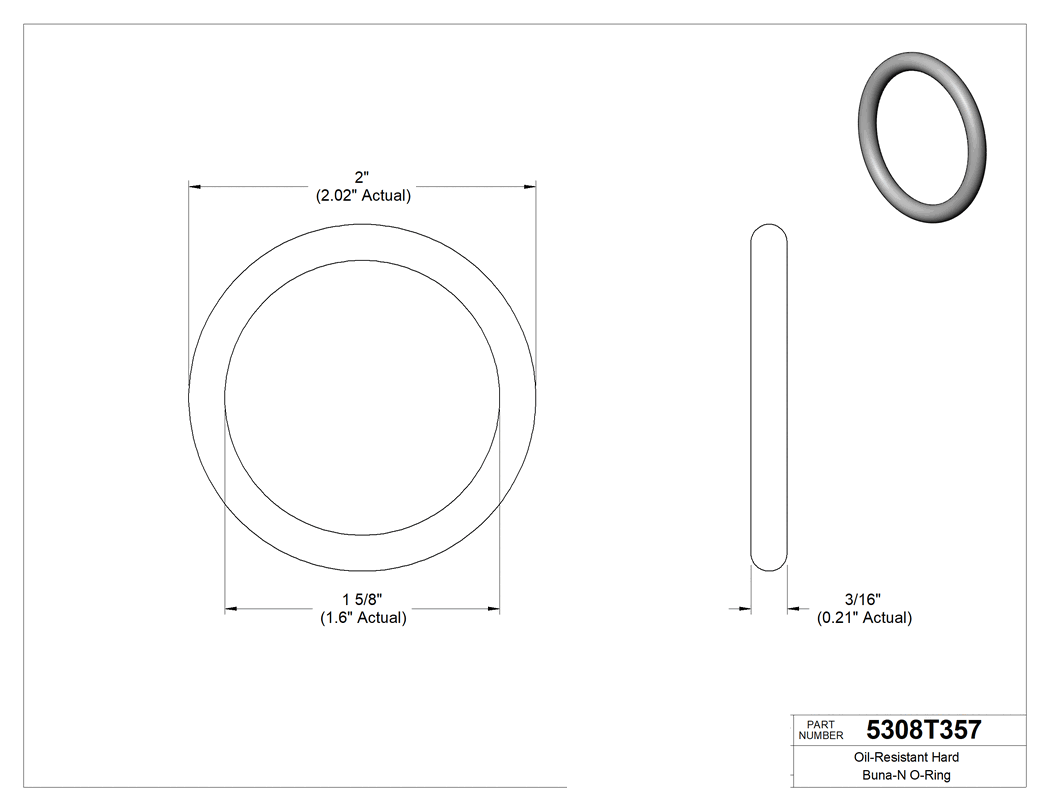 Technical drawing - 5308T357